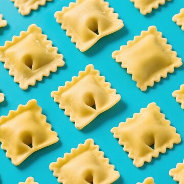4k high quality Ai generative HD photo realistic background wallpaper food set seamless pattern fabric food pasta symmetrical symmetric Italian tomato sauce lasagna macaroni makaroni