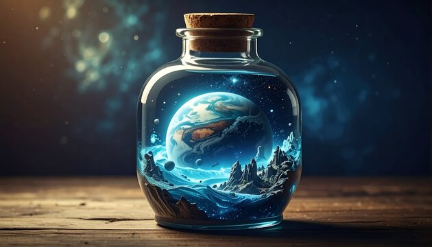World in a Jar - A Captivating Universe Contained.