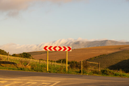 highway road sign, western cape, South Africa