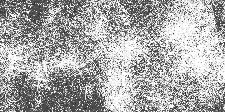 Abstract Black Grunge Pattern on White with Distressed Paper Texture and Weathered Vintage Backdrop Design.
