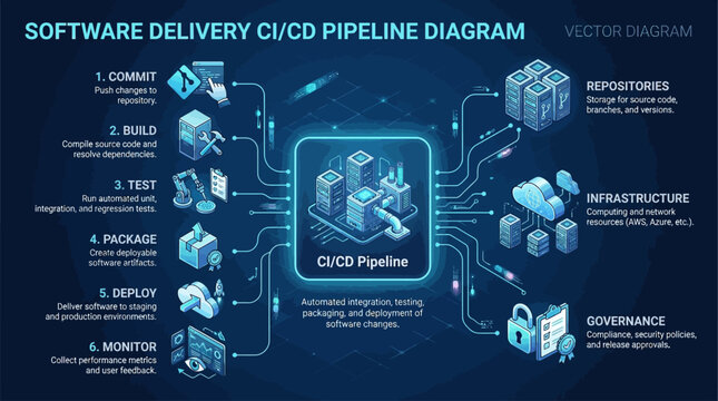 Understanding the Software Delivery CI/CD Pipeline Diagram and its Key Components