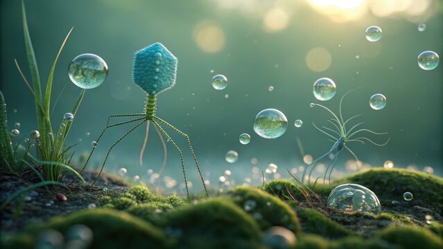 Bacteriophage in a Mossy Environment