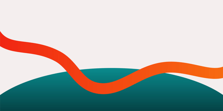 Abstract minimal background with wavy line copy space vector illustration perfect for business presentation banner poster website cover