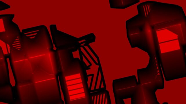 Mechanic Background with futuristic industrial panels and bold cyber tech energy