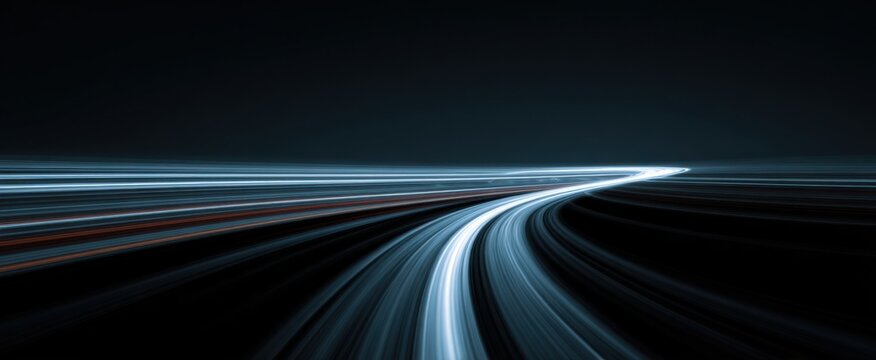 Elegant oval dashed motion streaks with dynamic abstract elliptical halftone borders and patterns.
