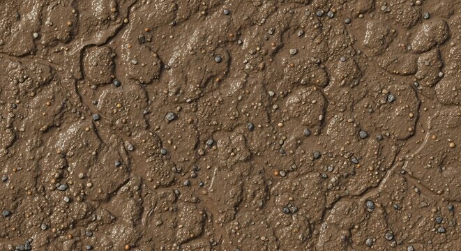 Cracked Earth Texture: A Close-Up View of Arid Land.