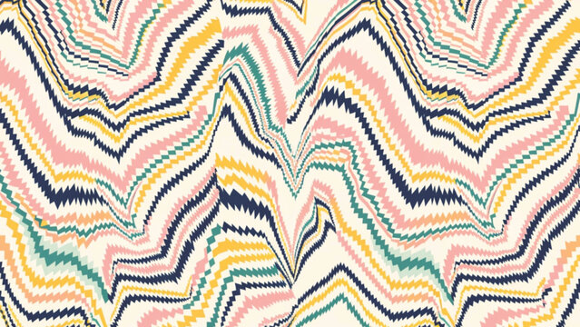 Abstract seamless zigzag  pattern energetic wavy chevron stripes vector background
