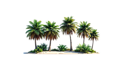 Fototapeta premium artificial island illustration