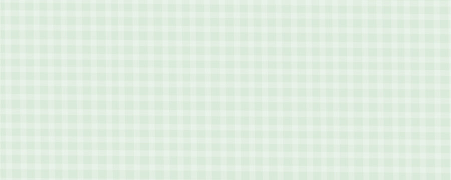 Green plaid background vector illustration.	