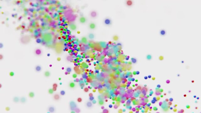 Particles Forming dna structure | dna structure formation video | Dna helix structure formation video