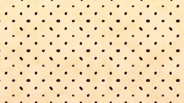 ピクピクと動く実写のコーヒー豆を使った背景アニメーション