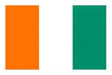 Obraz premium Orange white and green vertical stripes design graphic for visual communication