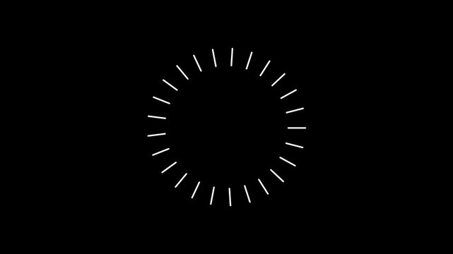 Glowing circle burst and firework line explosion in 4k high quality cinematic light effects, exploding circle firework animation background on black screen and elegant light animation.
