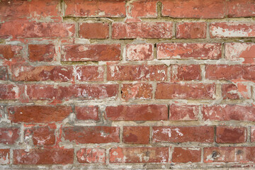 Fototapeta premium old dirty red brick wall
