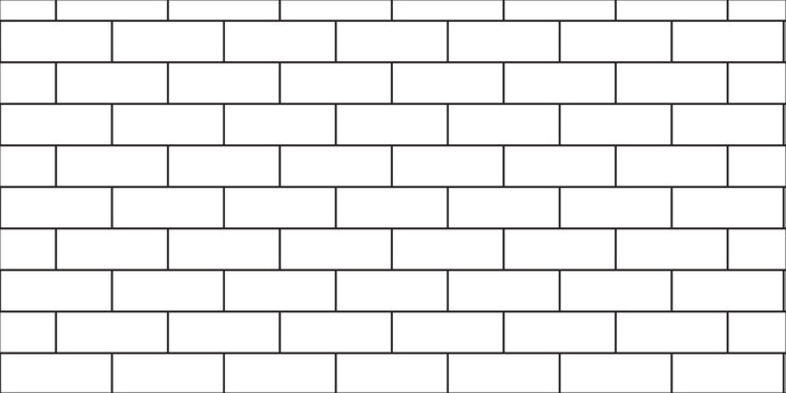 Urban abstract pavement floor and wall white structure brick wall row wallpaper texture design.