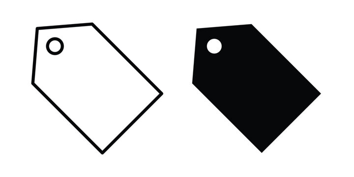 Tag icon. symbol pictogram. UX UI icon
