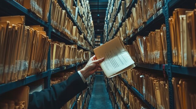 Document management concept: File access, document sharing, and managing files online in a document database.