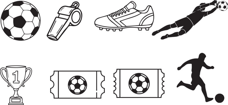 Trophy Cup with Number One Illustration