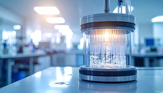 Laboratory Filtration Apparatus With Clear Liquid