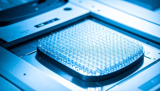 Microarray scanner captures intricate DNA patterns in laboratory