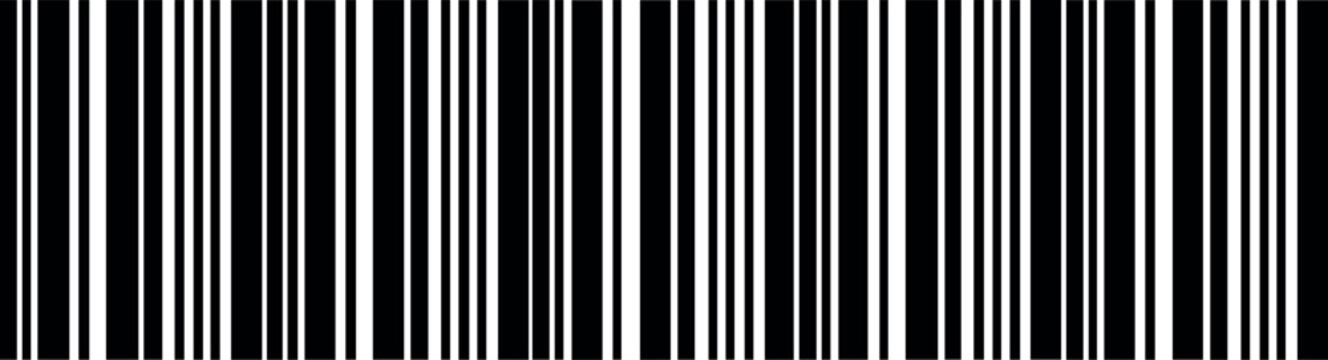 Barcode isolated on color background. Code stripes sticker.