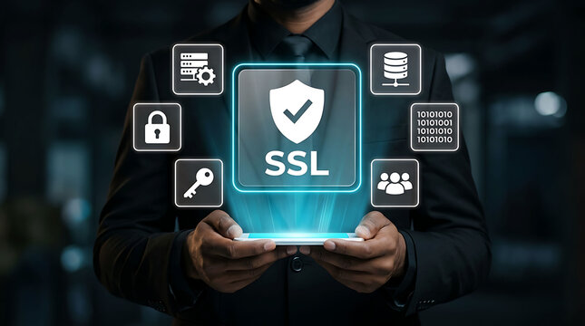 Secure SSL certificate data protection on mobile device for cybersecurity