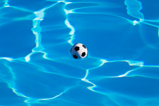 Italy, swimming pool, floating football