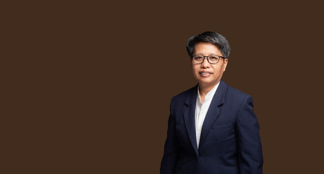 Professional business woman in studio portrait