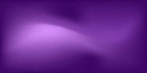 Fototapeta premium Light purple wave abstract background. Gradient. The surface texture of the fabric is firm. Dark colored background with space for design. Plum eggplant color combination