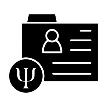 Psychology icon vector. Psychologist Illustration sign. Group therapy symbol or logo.