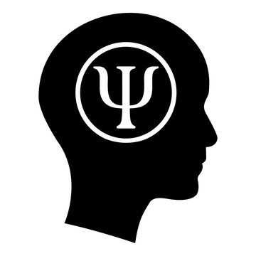 Psychology icon vector. Psychologist Illustration sign. Group therapy symbol or logo.