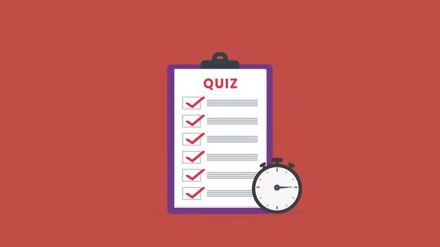 Quiz checklist , online test exam form