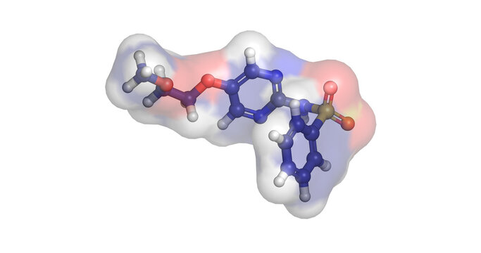 Glymidine, drug/sulfonylurea-like insulin secretagogue for type 2 diabetes and obesity, 3D molecule 4K