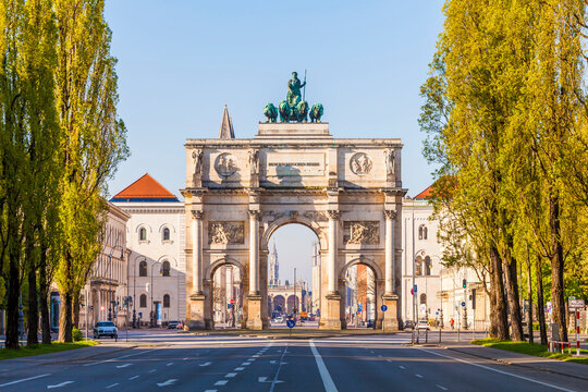 Germany, Bavaria, Munich, Victory Gate