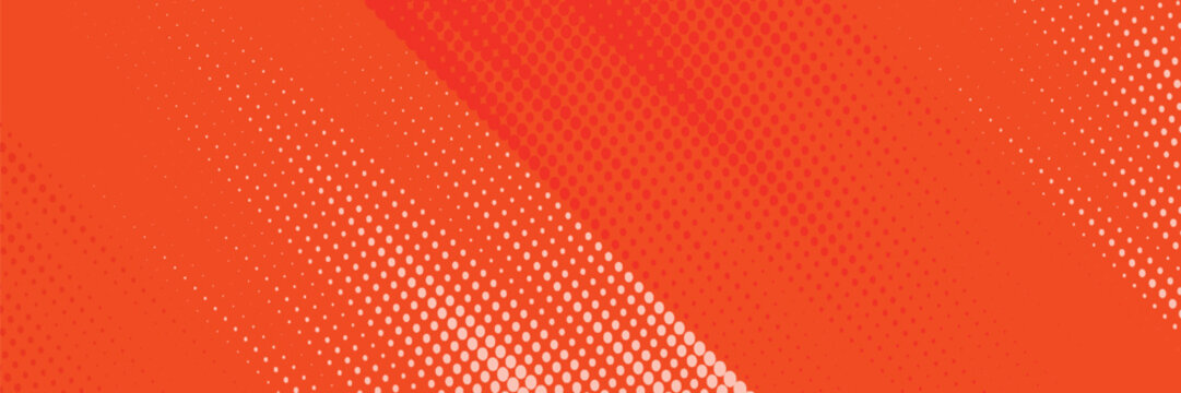 Abstract Sports Background with Orange and Red Gradient Brushstrokes and Halftone Effect