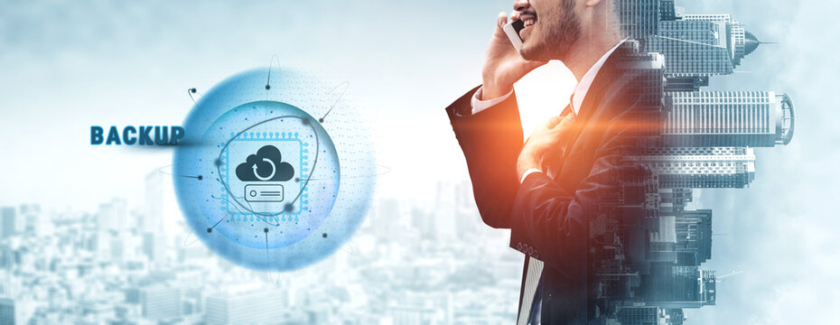 Cloud technology for data backup and disaster recovery solutions. Securely store and restore your critical business information to prevent data loss. Motif