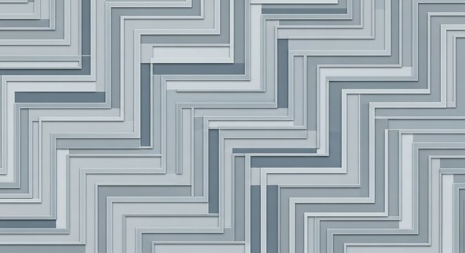 Abstract Herringbone Pattern with Varied Gray Tones and Textures.