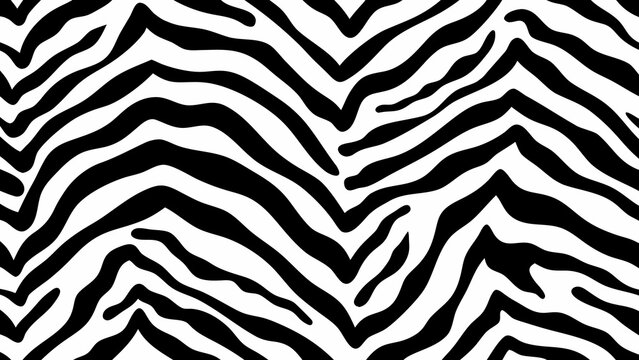 seamless zebra stripe pattern bold black and white animal print design on a white background