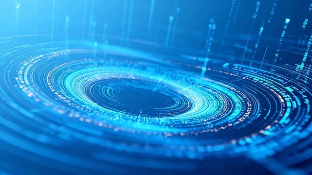 Abstract digital data visualization