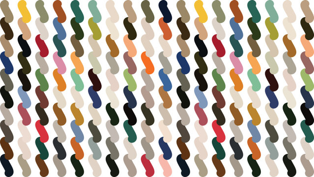 Colorful curve shape pattern illustration background