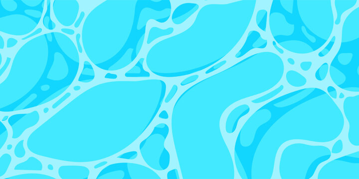 Swimming pool ripple water texture surface background.Summer, ocean, sea, marine wave abstract background.Vector graphic illustration.