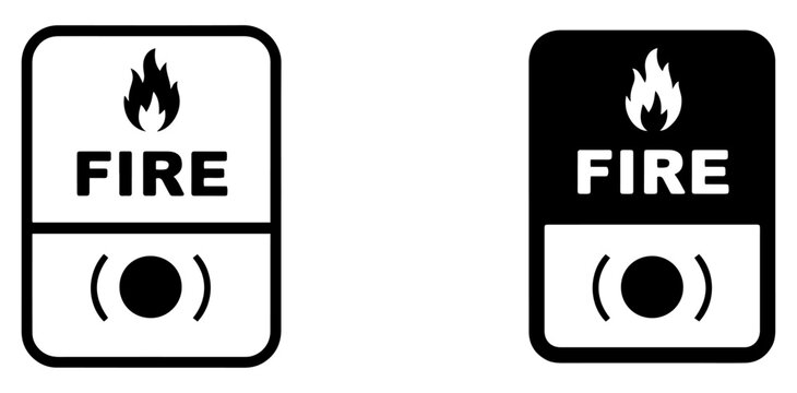 fire alarm emergency button icon
