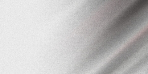 Abstract grainy grey gradient background with diagonal texture and soft shadow effects creating elegant minimalist composition. © mek