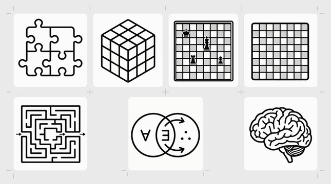 Symbolic Thinking with Puzzle Cube Chess and Venn Diagram Illustration