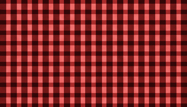 Red black plaid pattern fabric knitted texture