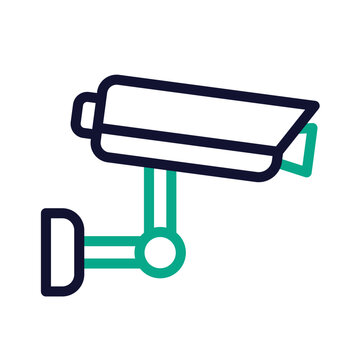 Security Camera Icon, Surveillance System Vector, CCTV Equipment Graphic, Modern Technology Symbol, Safety Monitoring Device