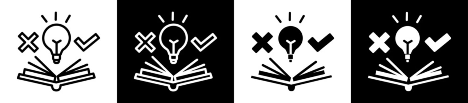 Feasibility Icon Black And White Vector Illustration.