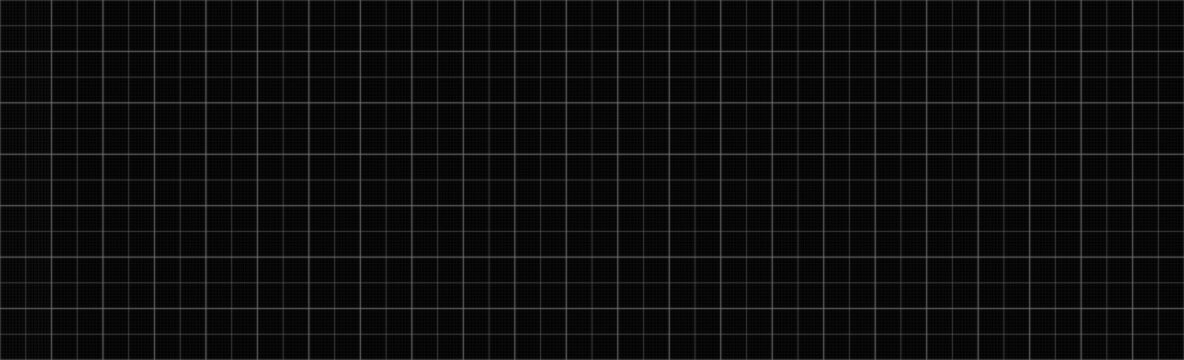 Millimeter graph paper grid featuring abstract squared bg. Geometric seamless pattern for technical engineering line scale measurement and school. Vector editable stroke lined blank for education.