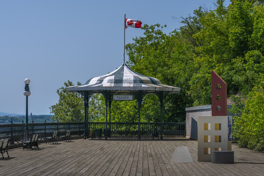 Gloriette of Terrasse Dufferin - Quebec City, Quebec, Canada