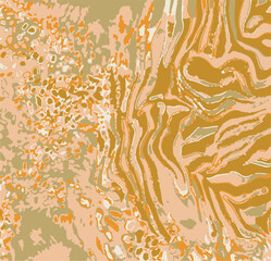 Leopard print. Vector seamless pattern. Animal skin background with black and brown spots on beige backdrop. Abstract exotic safari texture. Jaguar, leo, puma cheetah fur pattern. Repeat design © DESIGN CENTER